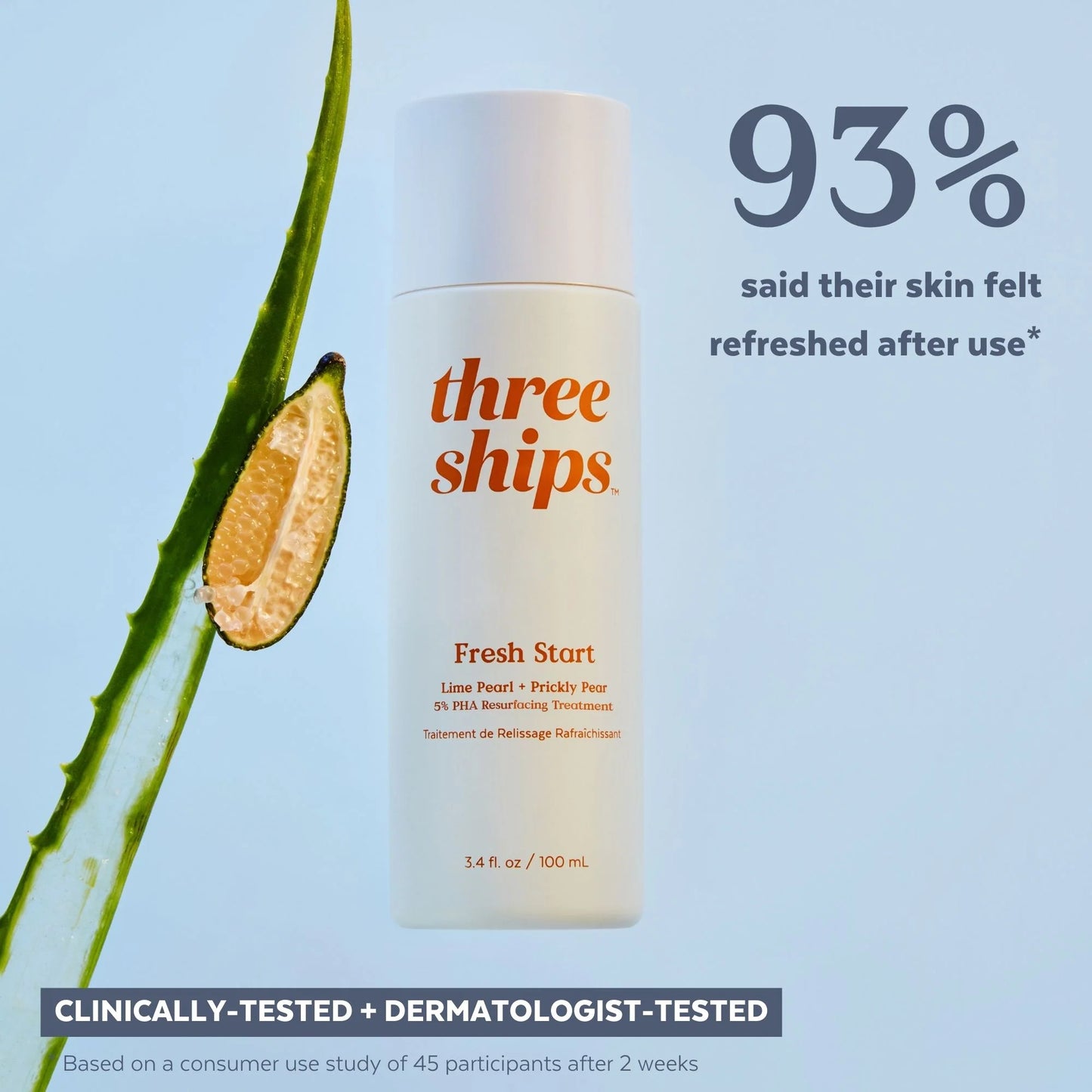Fresh Start Lime Pearl + Prickly Pear 5% PHA Resurfacing Treatment image 4
