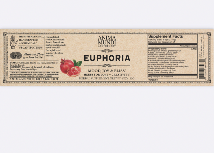 Euphoria Powder | Mood, Joy + Bliss | Food Pharmacy