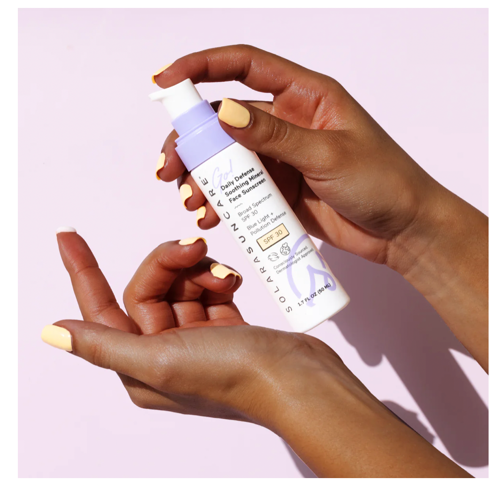 GO! Daily Defense Soothing Mineral Face Sunscreen, SPF 30