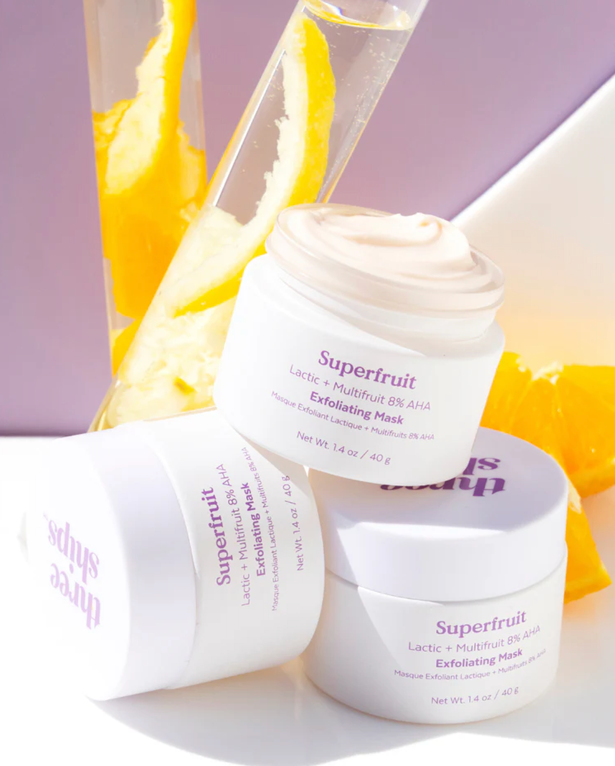 Superfruit Lactic + Multifruit 8% AHA Exfoliating Mask