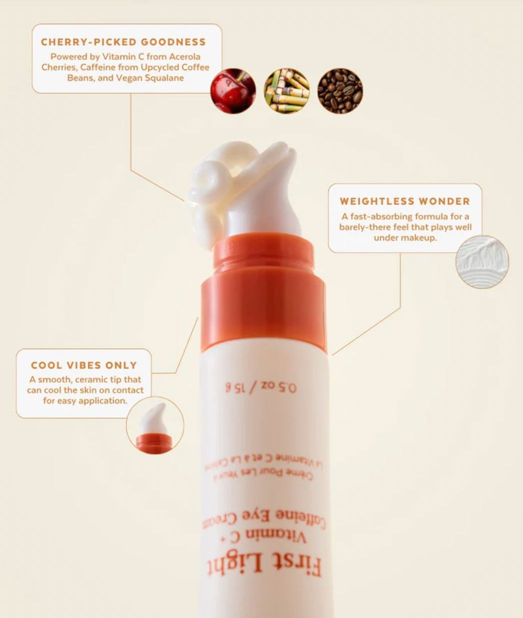 First Light Vitamin C + Caffeine Eye Cream image 2