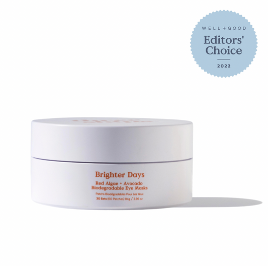 Brighter Days Red Algae + Avocado Biodegradable Eye Masks