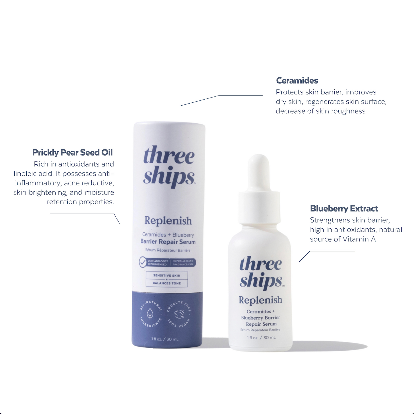 Replenish Ceramides + Blueberry Barrier Repair Serum